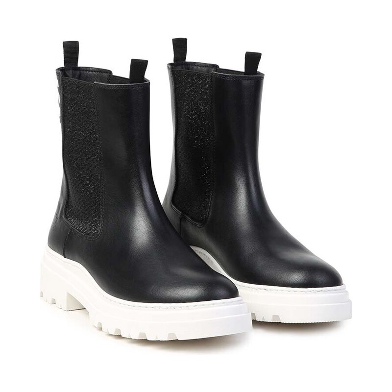 Detské kožené topánky chelsea Karl Lagerfeld 56241184