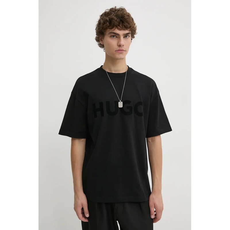 Bavlnené tričko HUGO Dinkee 61666605