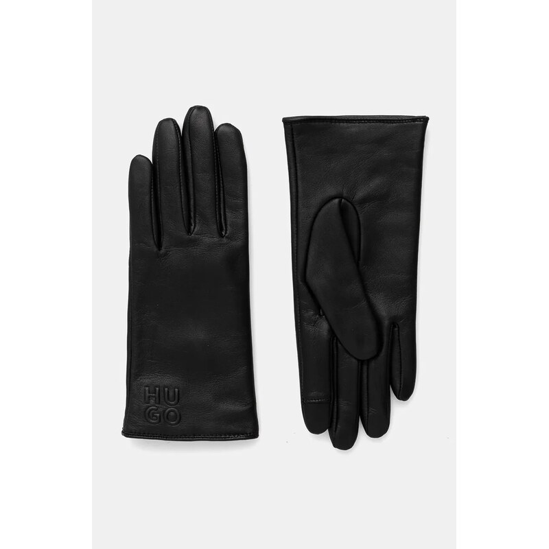 Kožené rukavice HUGO Beggy 57317545