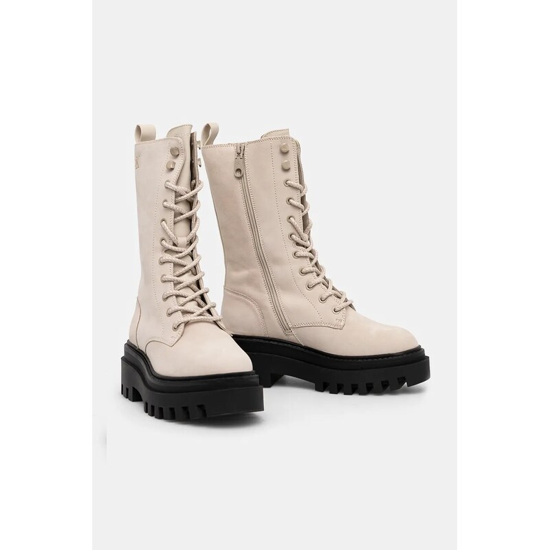 Členkové topánky Calvin Klein Jeans FLATFORM LACE UP BOOT MG NB 58290912
