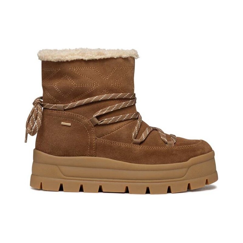 Semišové snehule Geox D SPHERICA EC7.1 B A 57929684