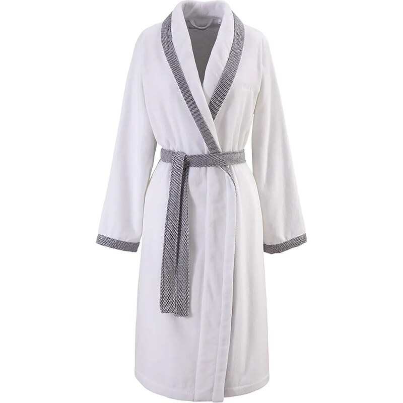 Bavlnený župan BOSS LORD W Greige M 66033368