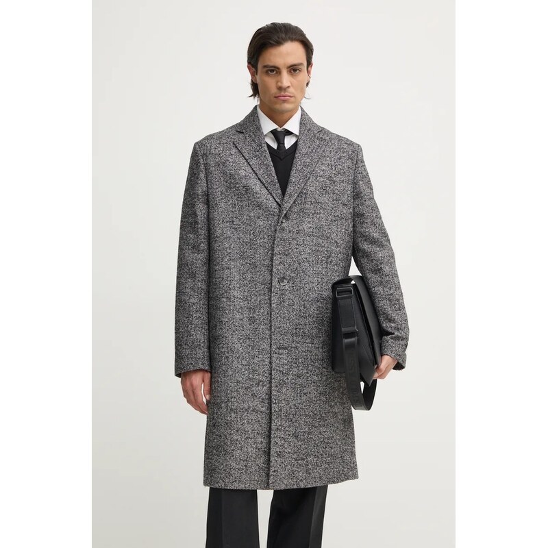 Kabát s prímesou vlny Calvin Klein 58276515