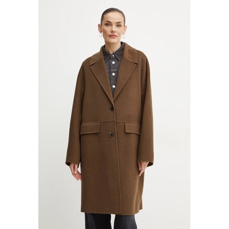 Vlnený kabát BOSS 58368483