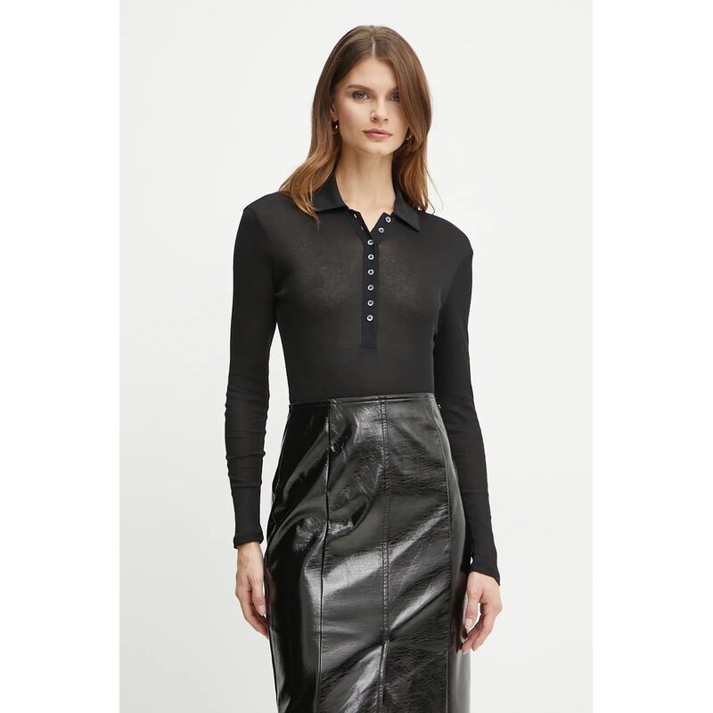 Bavlnené tričko s dlhým rukávom Pinko 66512110