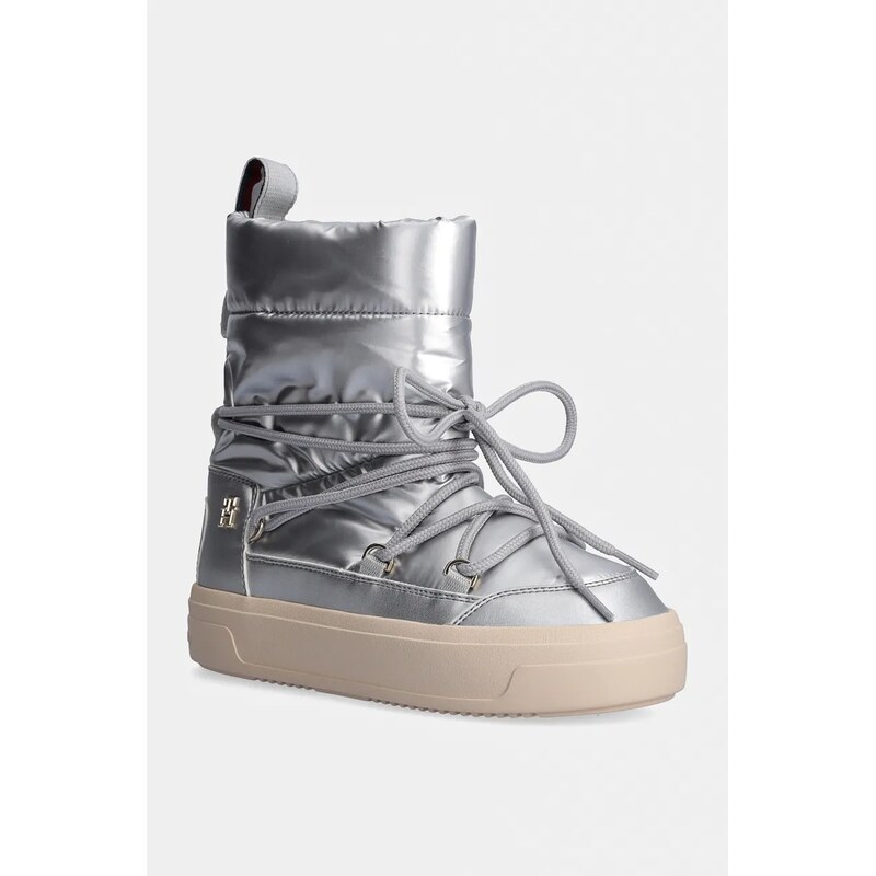 Snehule Tommy Hilfiger LACE-UP METALLIC SNOWBOOT 58374430
