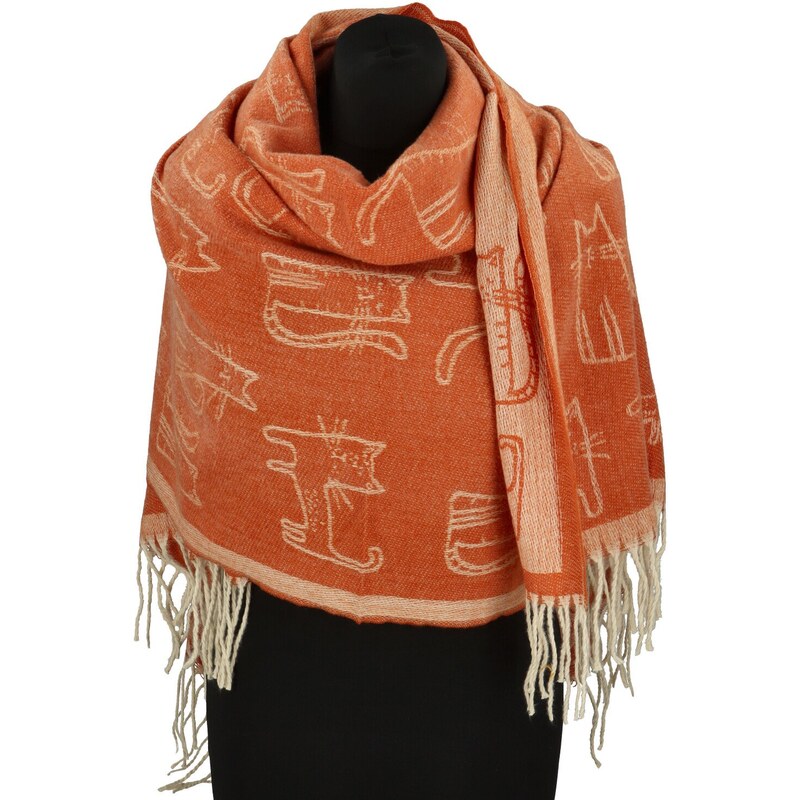 Dámsky šál červený - Firenze Casey červená 66048657