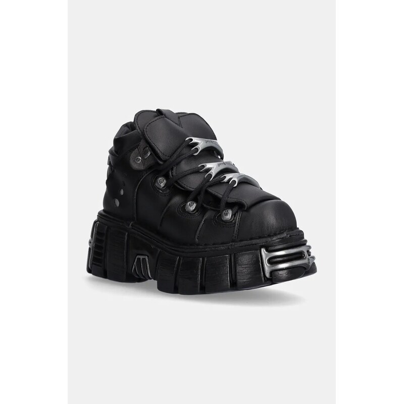 Tenisky New Rock Negro Tower + Negro Acero 60317980