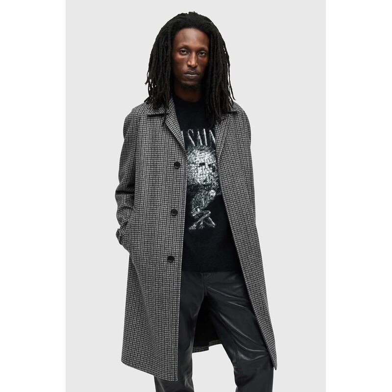 Vlnený kabát AllSaints GOODMAN 63996156