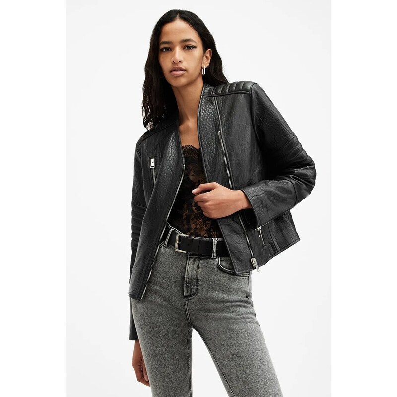 Kožená bunda AllSaints CAWLEY 63996187