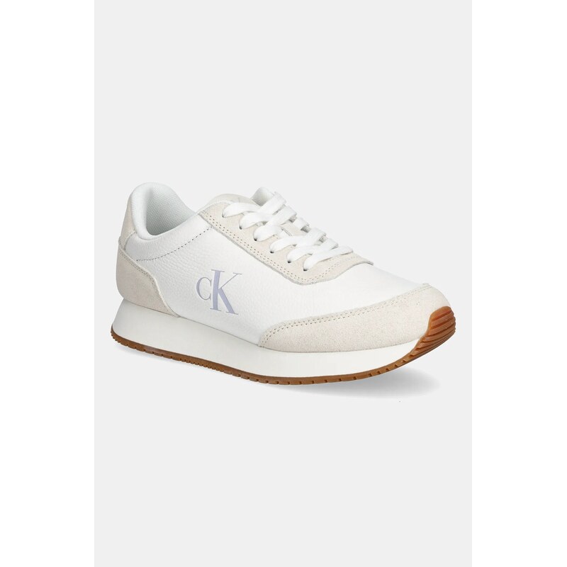 Kožené tenisky Calvin Klein Jeans RUNNER LACEUP LOW MIX MG 60359251