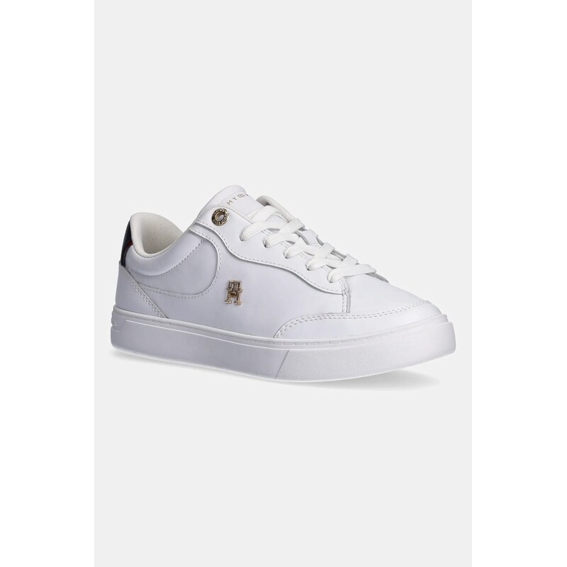 Kožené tenisky Tommy Hilfiger ESSENTIAL CHIC COURT SNEAKER RWB 60399383