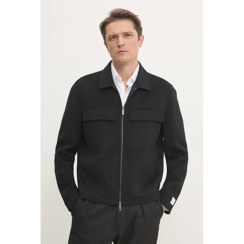 Vlnené košeľové sako Calvin Klein 60853713