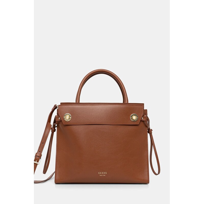 Kožená kabelka Guess BIANCA 63342171