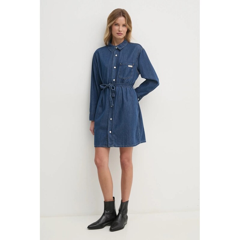 Rifľové šaty Calvin Klein Jeans 60939248