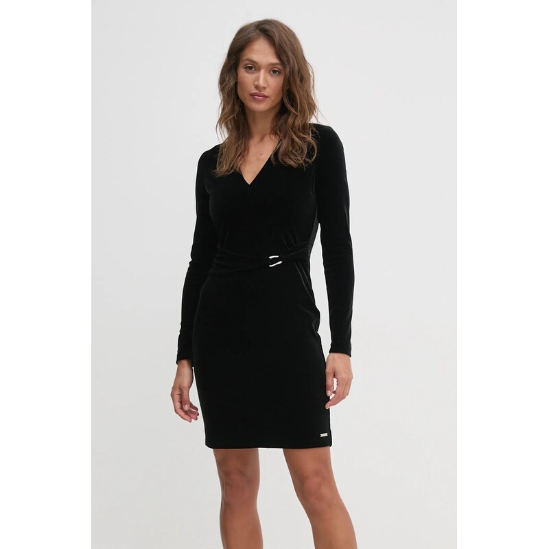 Zamatové šaty Calvin Klein 60939261