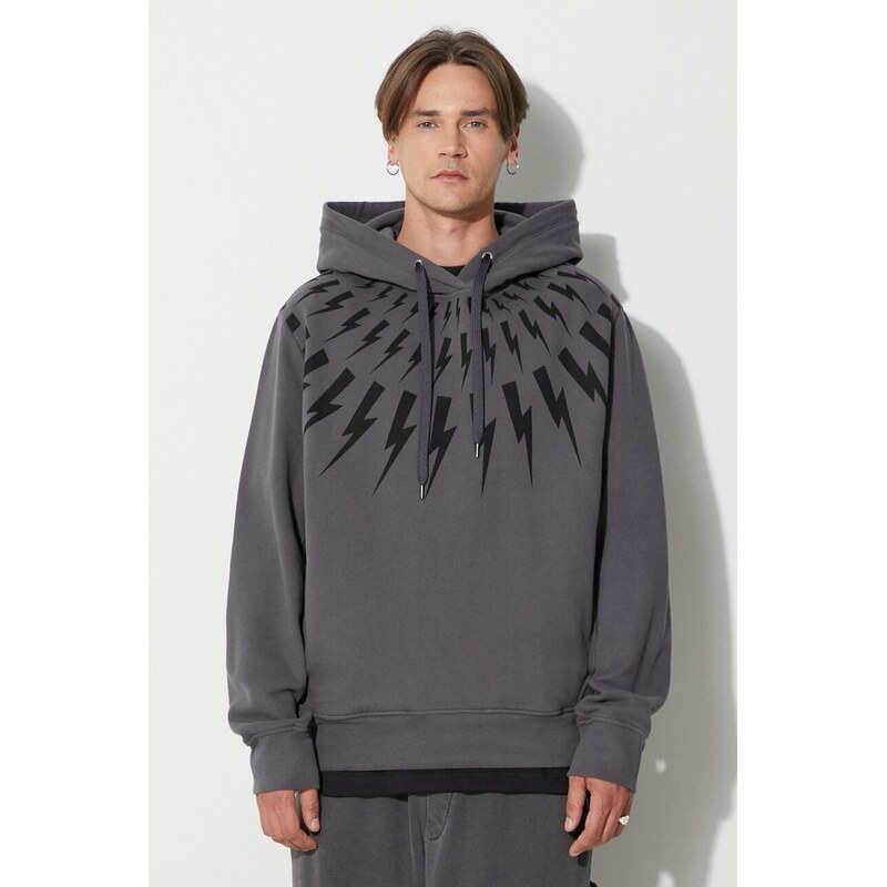 Neil Barrett Bavlnená mikina Neil Barett FAIRISLE THUNDERBOLT 61025456