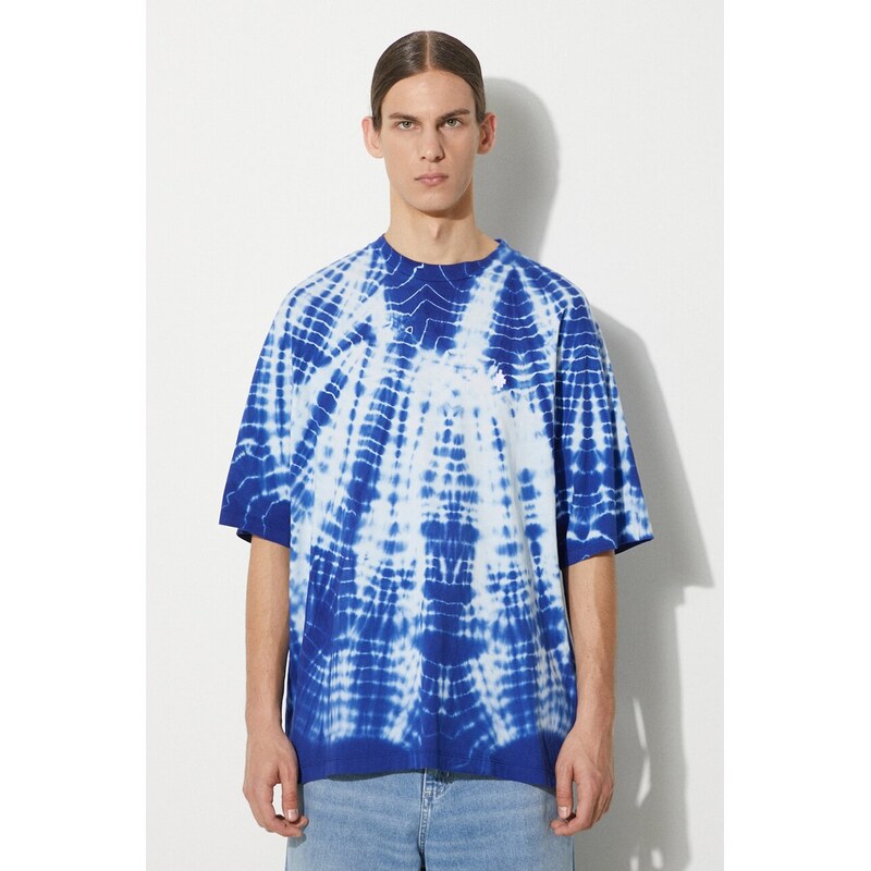 Bavlnené tričko Marcelo Burlon Aop Soundwaves Over 61668276