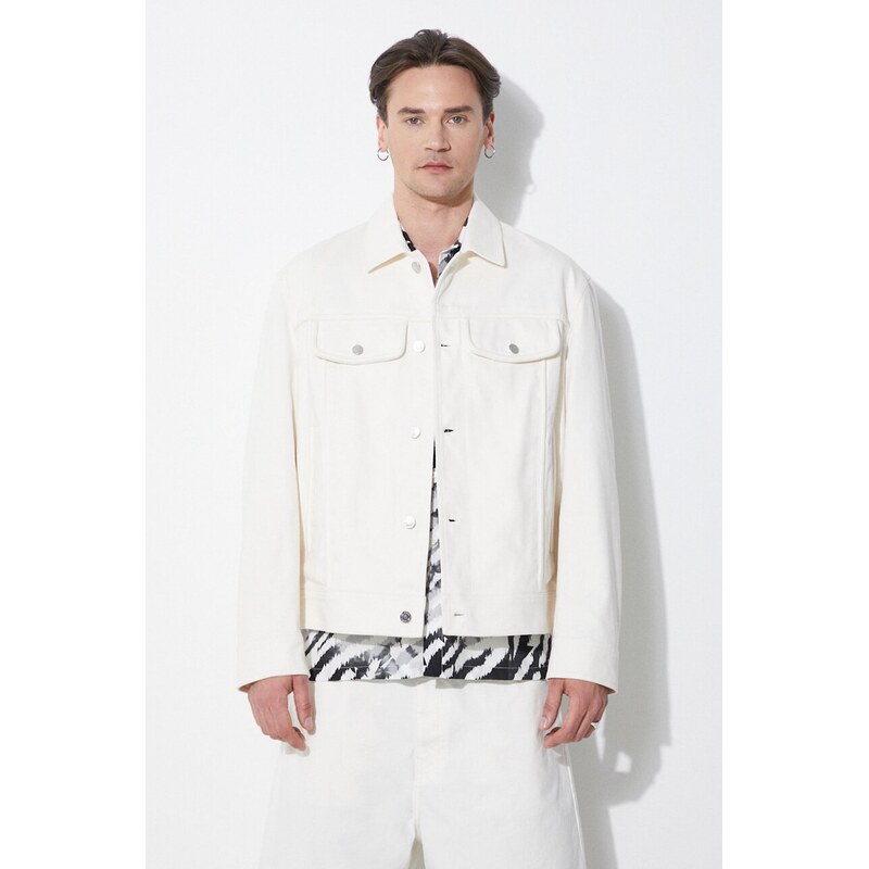 Bavlnená bunda Neil Barrett Slim Front Pockets Jean Jacket 61025481