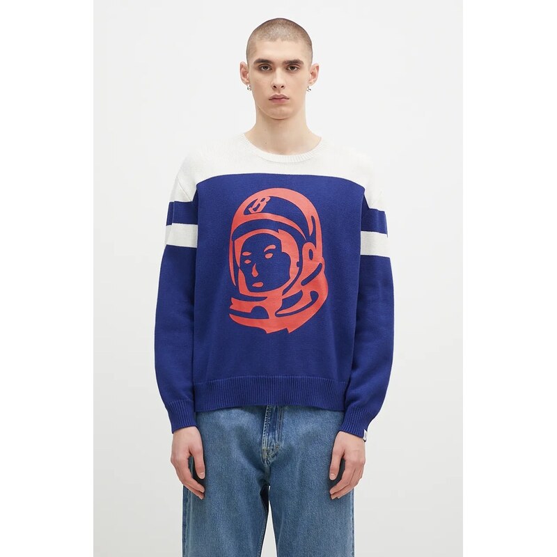 Sveter s prímesou kašmíru Billionaire Boys Club Astro Knitted Crewneck 62282960