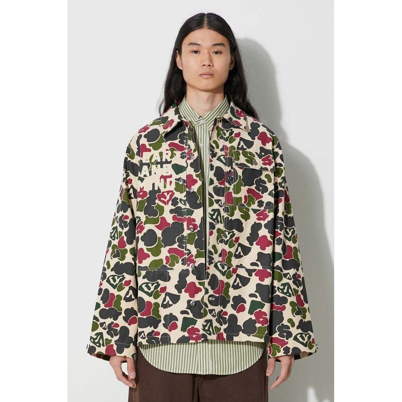 Bavlnená košeľa Billionaire Boys Club Duck Camo 61025767