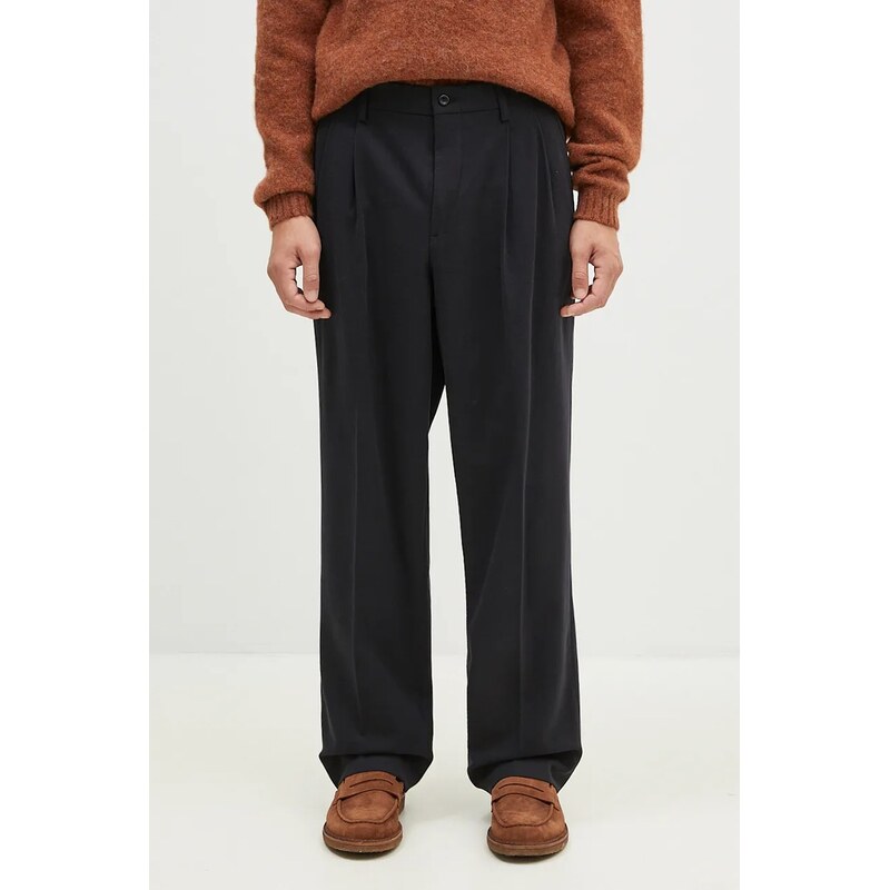 Nohavice s prímesou vlny Norse Projects Benn Relaxed Cotton Wool Twill 61025729