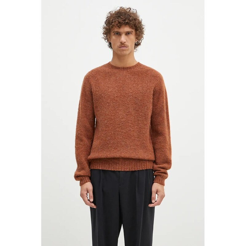 Vlnený sveter Norse Projects Birnir Brushed Lambswool 61025731