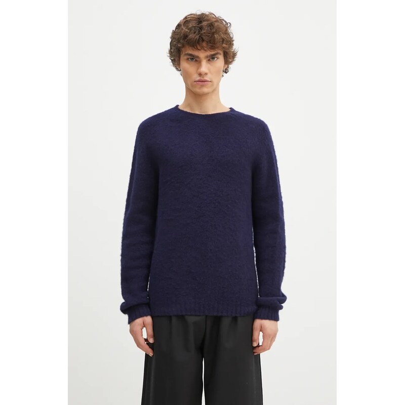 Vlnený sveter Norse Projects Birnir Brushed Lambswool 61025721