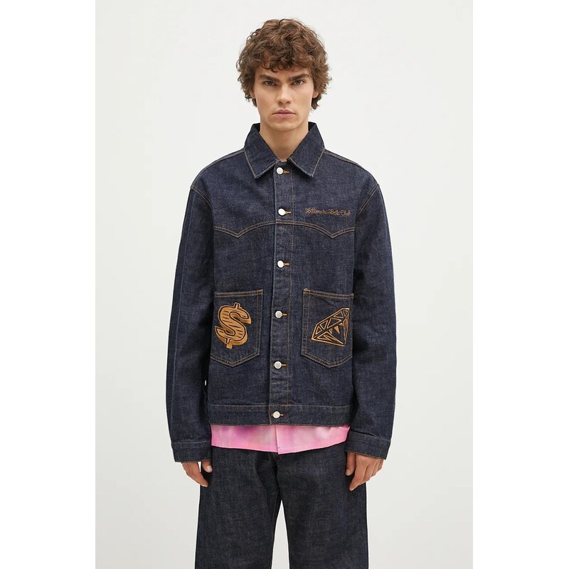 Rifľová bunda Billionaire Boys Club Diamonds & Dollars Selvedge Denim 61025796