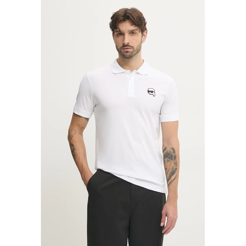 Bavlnené polo tričko Karl Lagerfeld 61051646