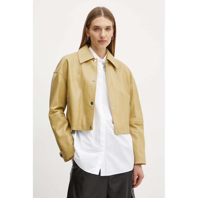 Kožená bunda BOSS 61167282