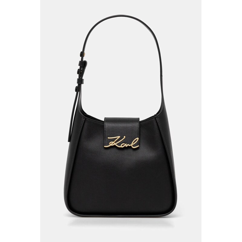 Kožená kabelka Karl Lagerfeld K/SIGNATURE 61167506