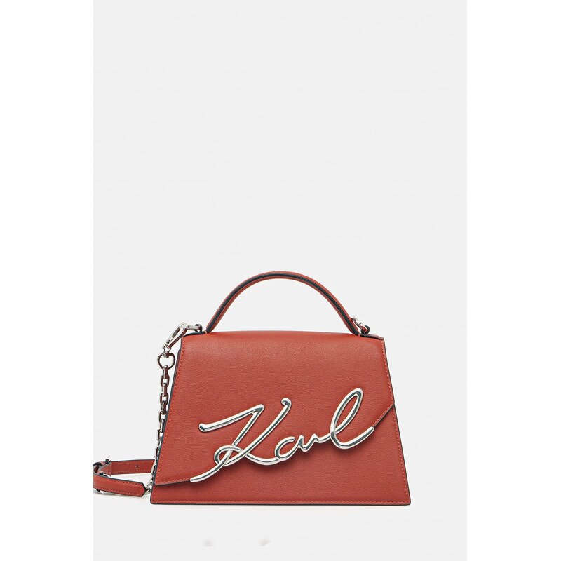 Kožená kabelka Karl Lagerfeld K/SIGNATURE 63978449