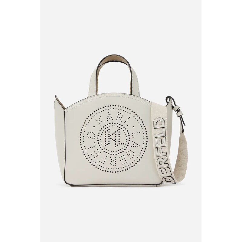 Kožená kabelka Karl Lagerfeld K/CIRCLE 62672004