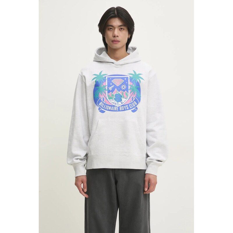 Bavlnená mikina Billionaire Boys Club Tropical Crest Popover Hood 63658697