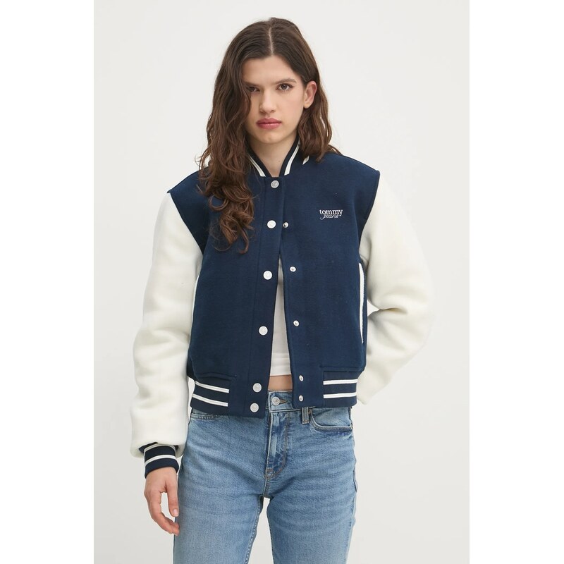 Bunda bomber s prímesou vlny Tommy Jeans 61289506