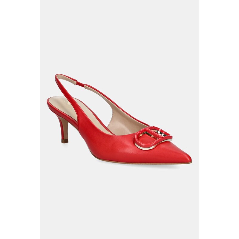 Kožené lodičky Twinset 61365536