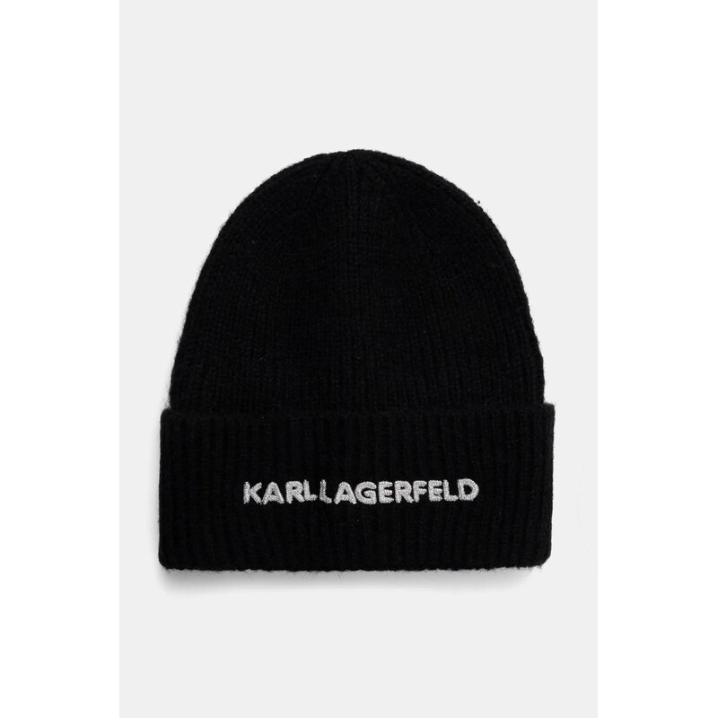 Čiapka s prímesou vlny Karl Lagerfeld 61540009