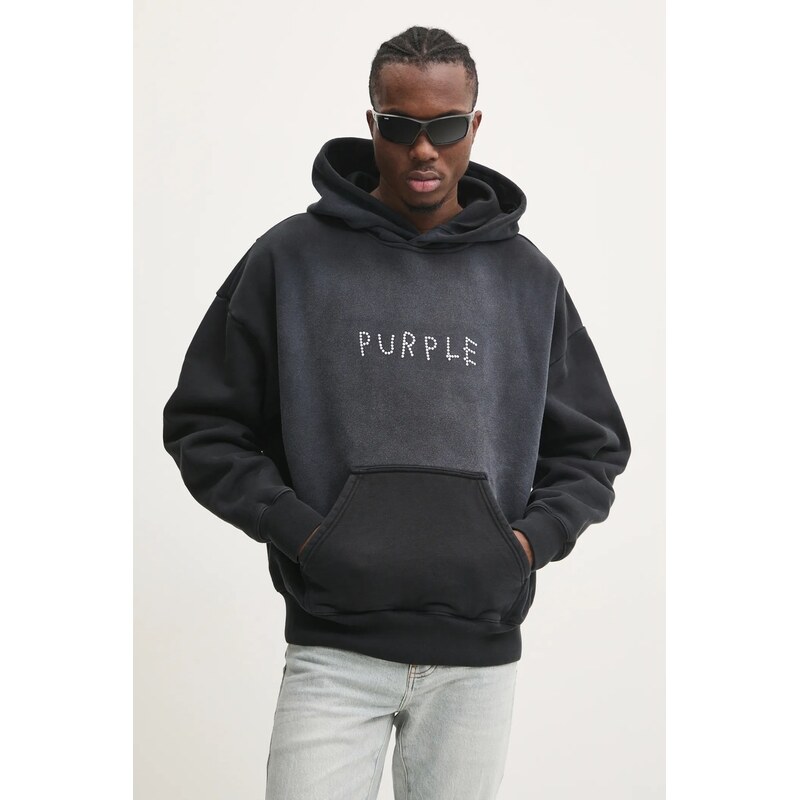 Bavlnená mikina PURPLE BRAND HWT FLEECE PO HOODY 61611687