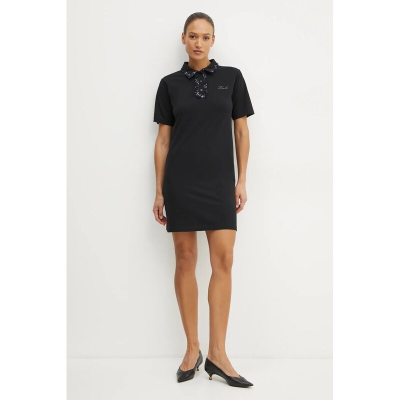 Bavlnené šaty Karl Lagerfeld 61686215