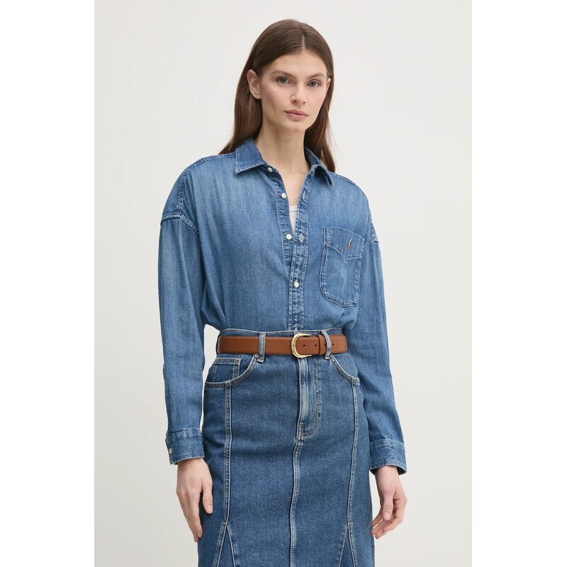 Rifľová košeľa Polo Ralph Lauren 61820042
