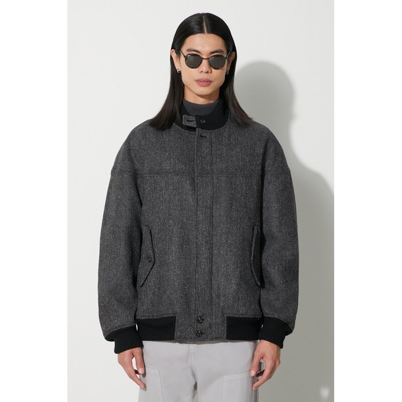 Vlnená bunda bomber Baracuta Herringbone Derby Jacket 62574960