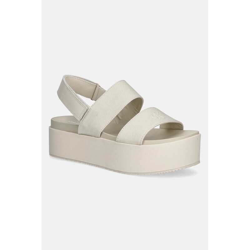 Sandále Calvin Klein Jeans FLATFORM SANDAL SLING IN 62125506