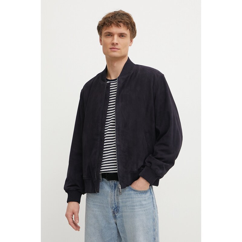 Calvin Klein Semišová bunda bomber Calvin Klein 62151015