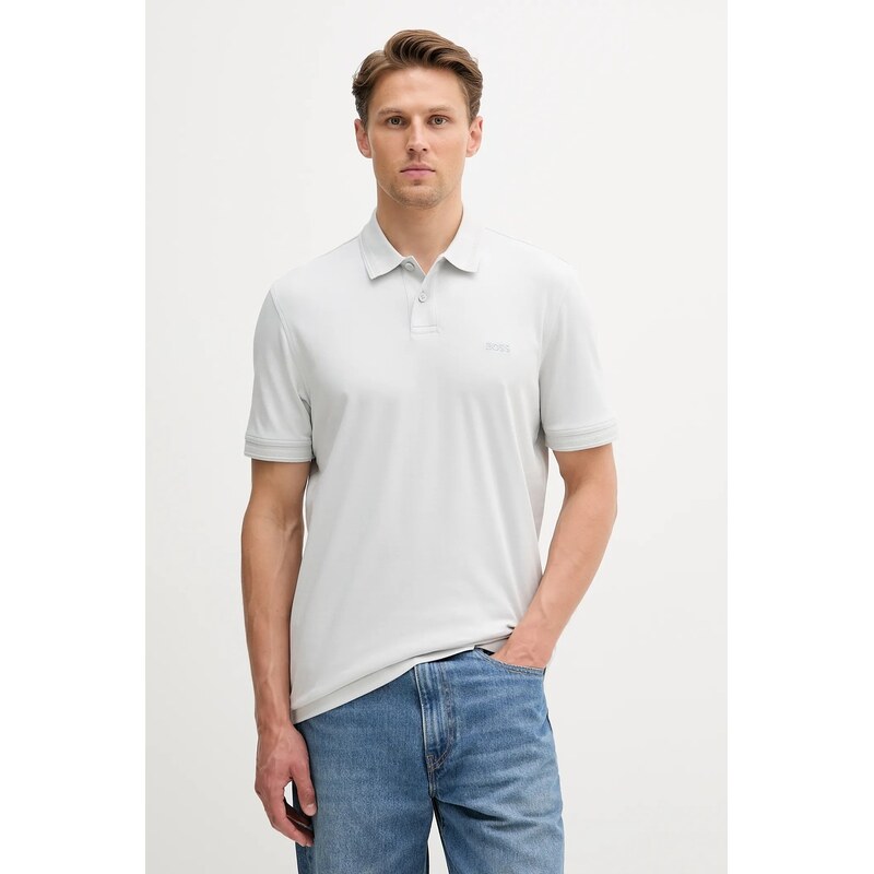 Bavlnené polo tričko BOSS Orange Pe_Interlock 64014988