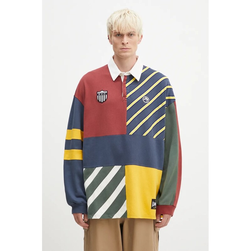 Bavlnená mikina AMBUSH Patchwork Rugby Shirt 62575134