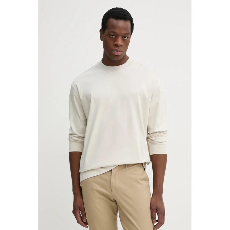 Bavlnené tričko s dlhým rukávom BOSS C-Tubby 11 62466484