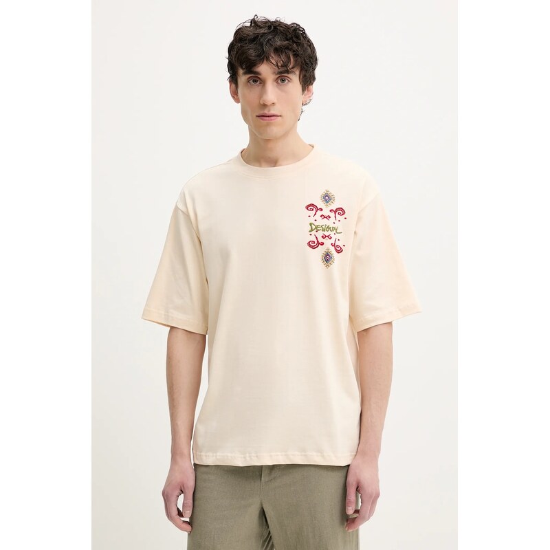 Bavlnené tričko Desigual WISCONSIN 64324793