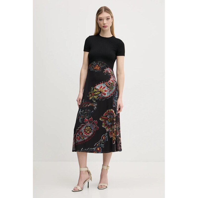 Šaty Desigual PAISLEY MESH_LACROIX 64324958