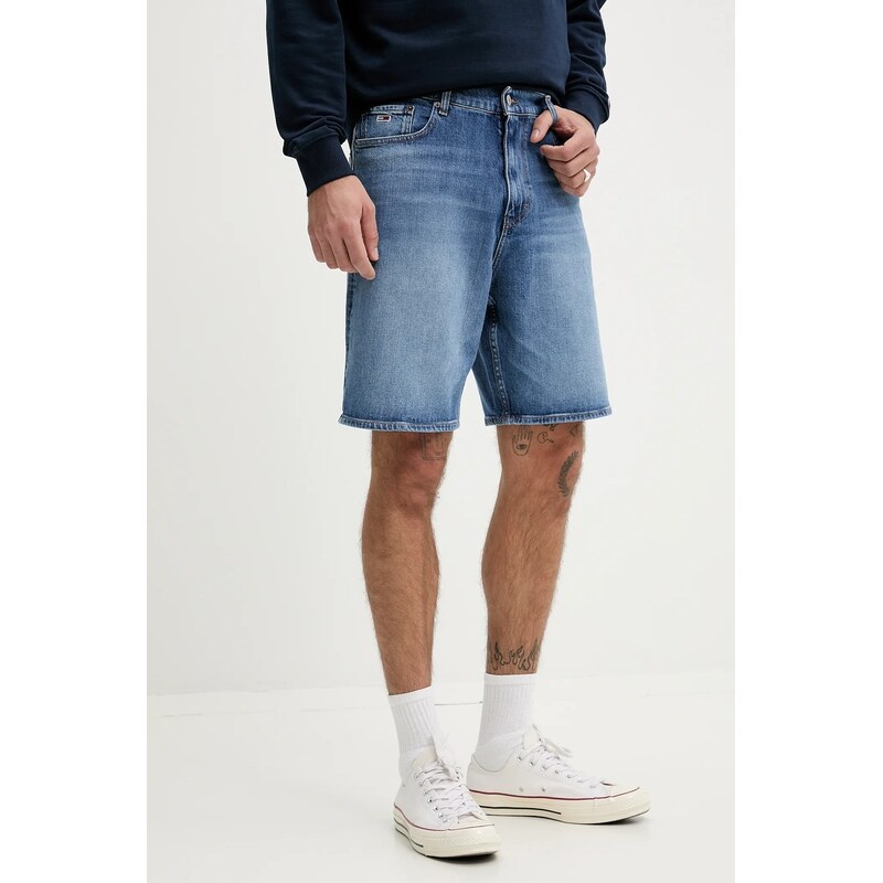 Rifľové krátke nohavice Tommy Jeans 62673210